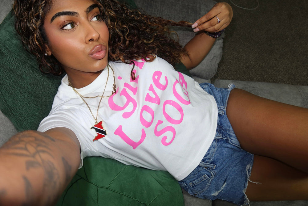 Girls Love Soca Boxy Crop