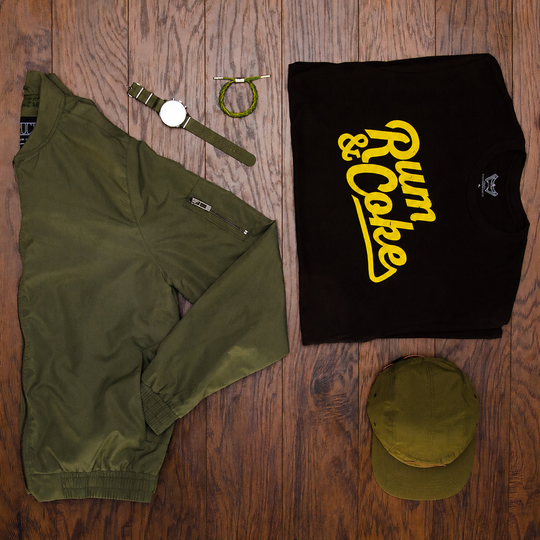 Rum &amp; Coke Black Boxy Crop