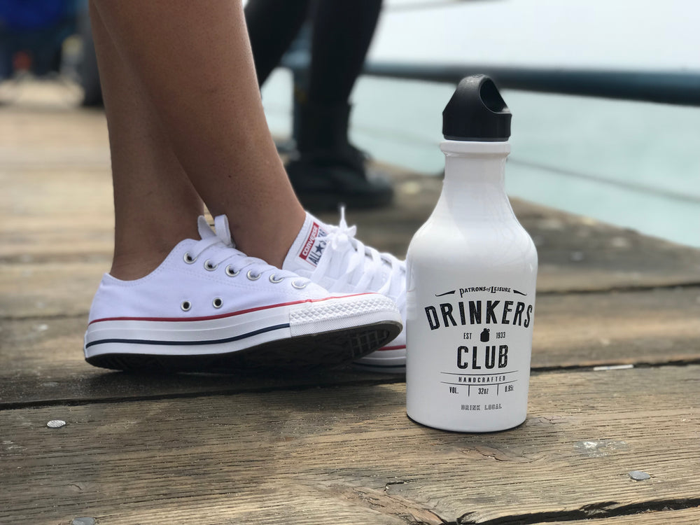 Loyal To Soca x Drinkers Club 32oz Squealer (White)