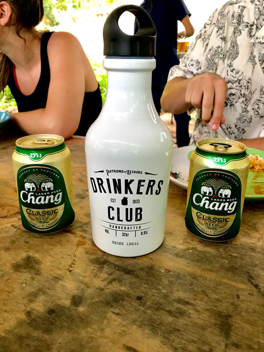 Loyal To Soca x Drinkers Club 32oz Squealer (White)