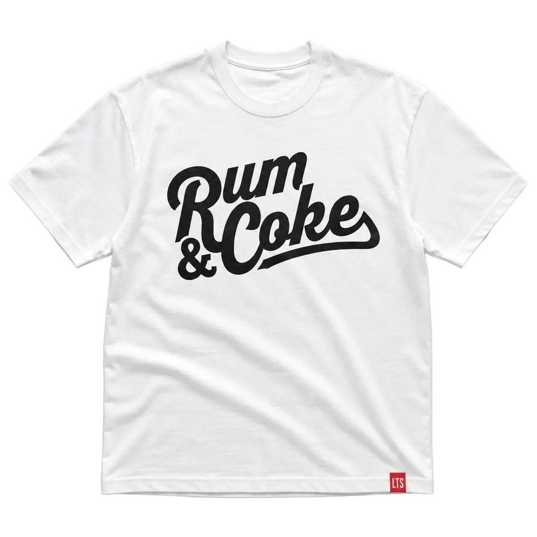 Rum &amp; Coke T-Shirt - White