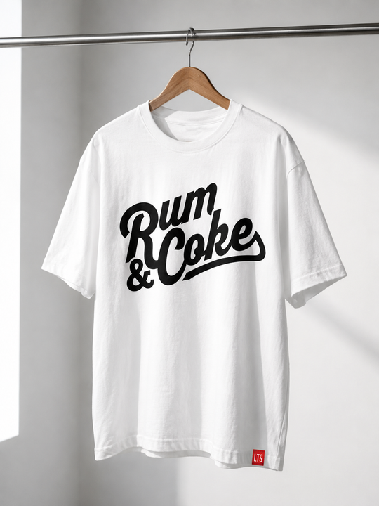 Rum &amp; Coke T-Shirt - White