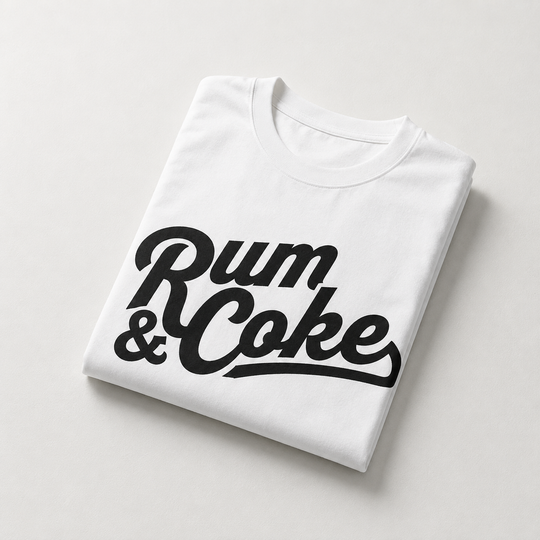 Rum &amp; Coke T-Shirt - White