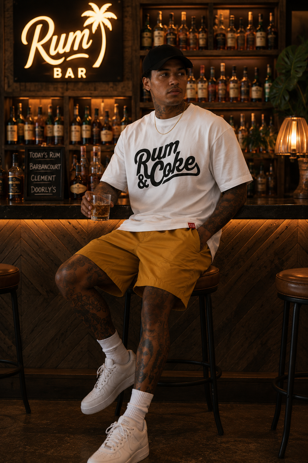 Rum &amp; Coke T-Shirt - White