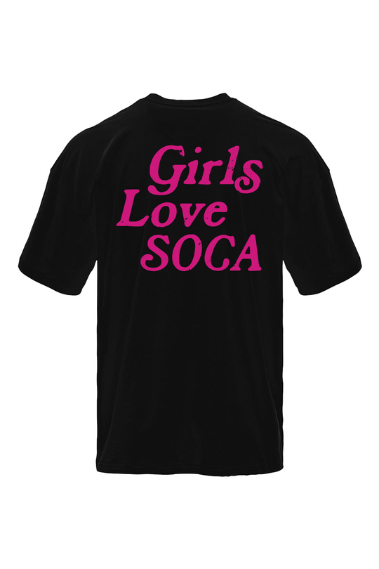 Girls Love Soca T-Shirt - Black
